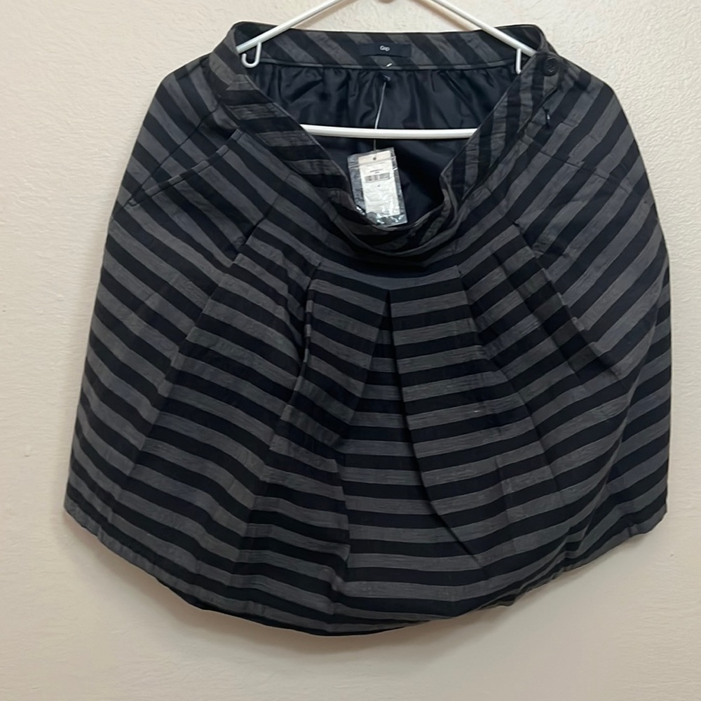 GAP Stripes Cotton Mini Skirt Mid-rise - Picture 1 of 8